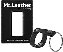 ANEL PARA ESCROTO EM COURO MR.LEATHER