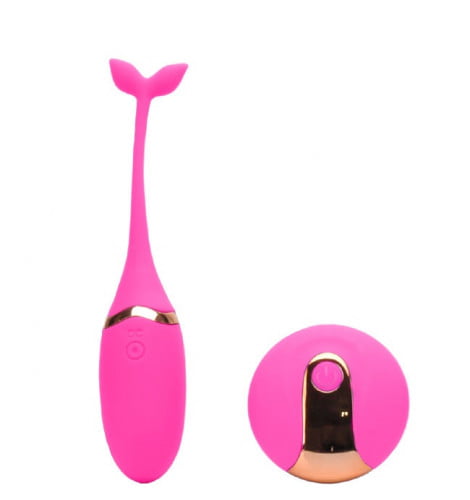 VIBRADOR CÁPSULA RABO PEIXE ROSA IMPORT