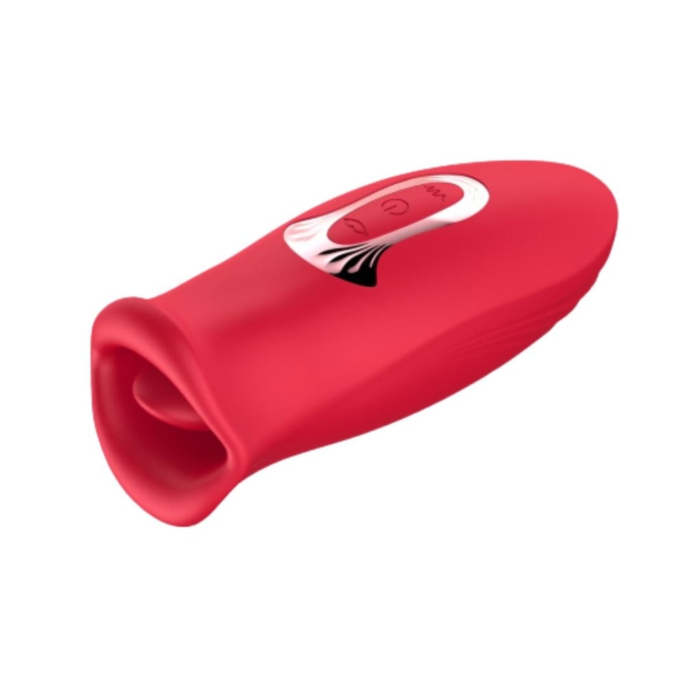 VIBRADOR DE PULSAÇÃO EM FORMATO DE BOCA 2 VIBRAÇÕES E 10 PULSAÇÕES IMPORT