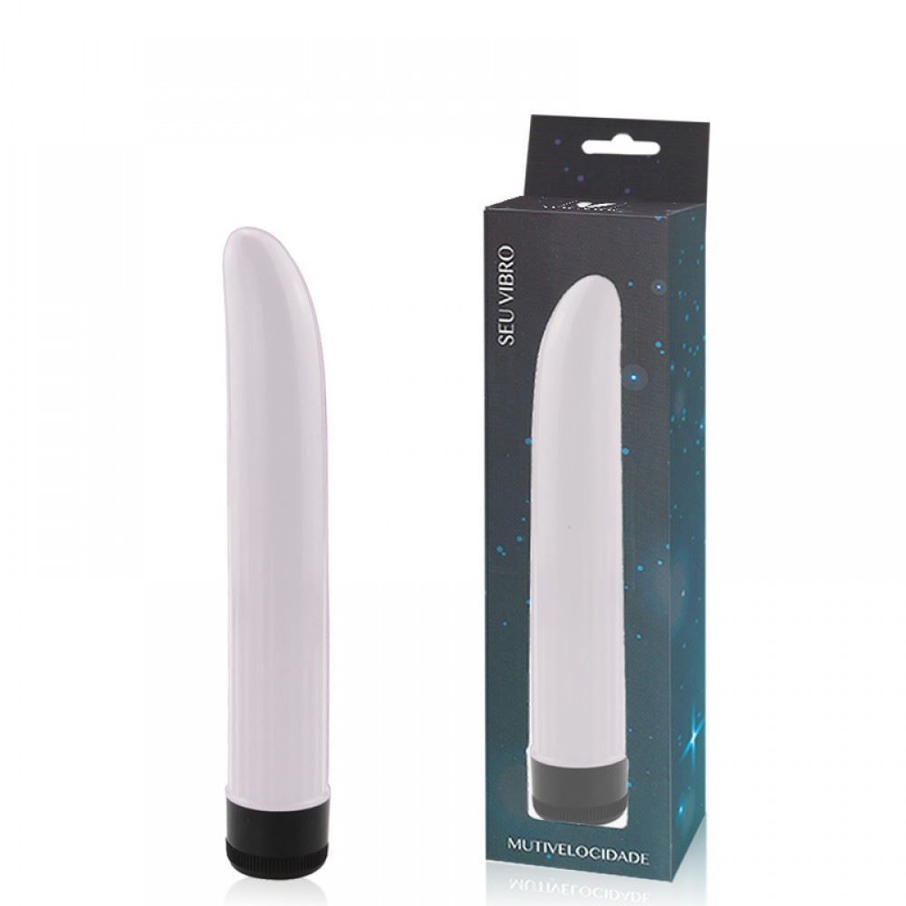 VIBRADOR PERSONAL LISO 17,5 CM COM TEXTURA CANELADA IMPORT