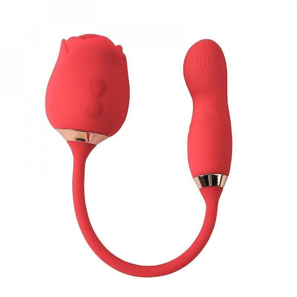 VIBRADOR PONTO G E CLITÓRIS PULSAÇÃO FLOWERY PRO IMPORT