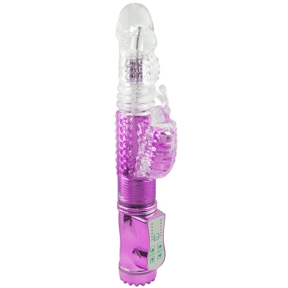 VIBRADOR ROTATIVO SOBE E DESCE BUTTERFLY 23 X 3,5CM IMPORT