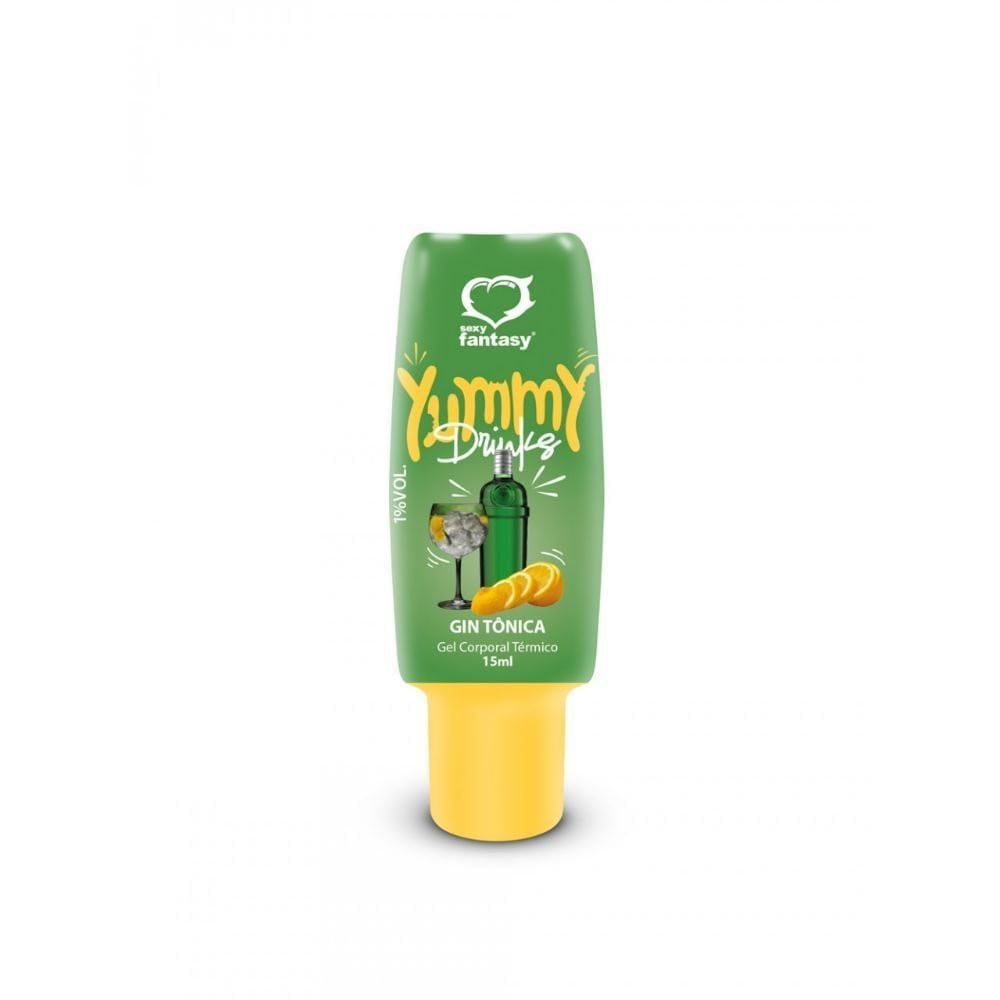 GEL COMESTÍVEL TÉRMICO YUMMY DRINKS 15ML SEXY FANTASY