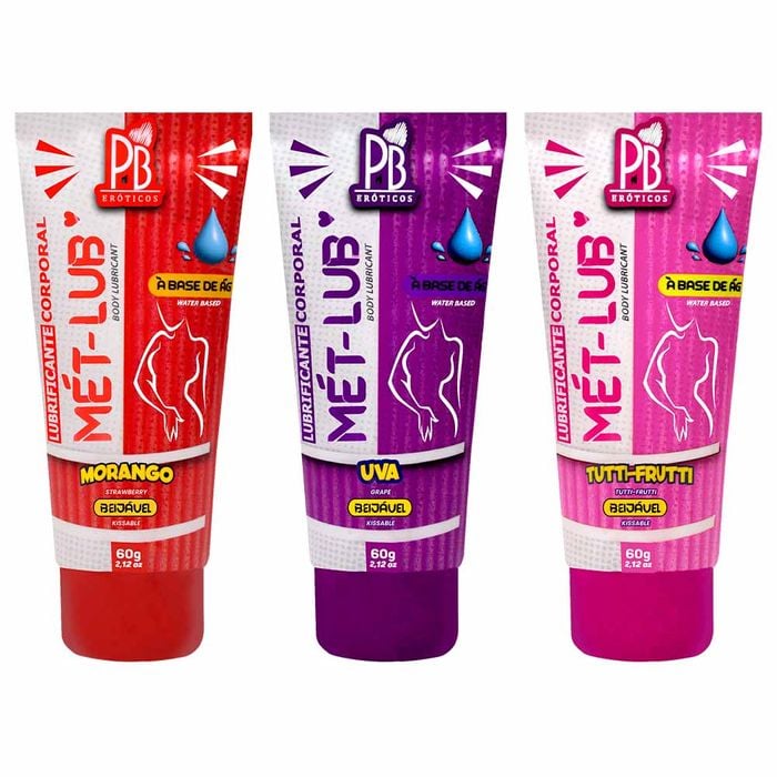 MÉT-LUB LUBRIFICANTE BEIJÁVEL 60G PB LA PIMIENTA