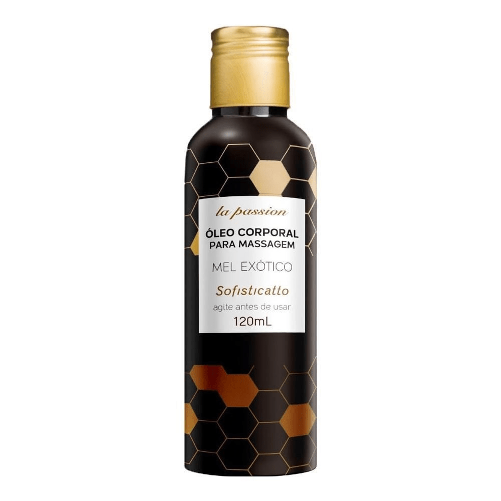 ÓLEO MASSAGEM BEIJÁVEL MEL 120ML SOFISTICATTO