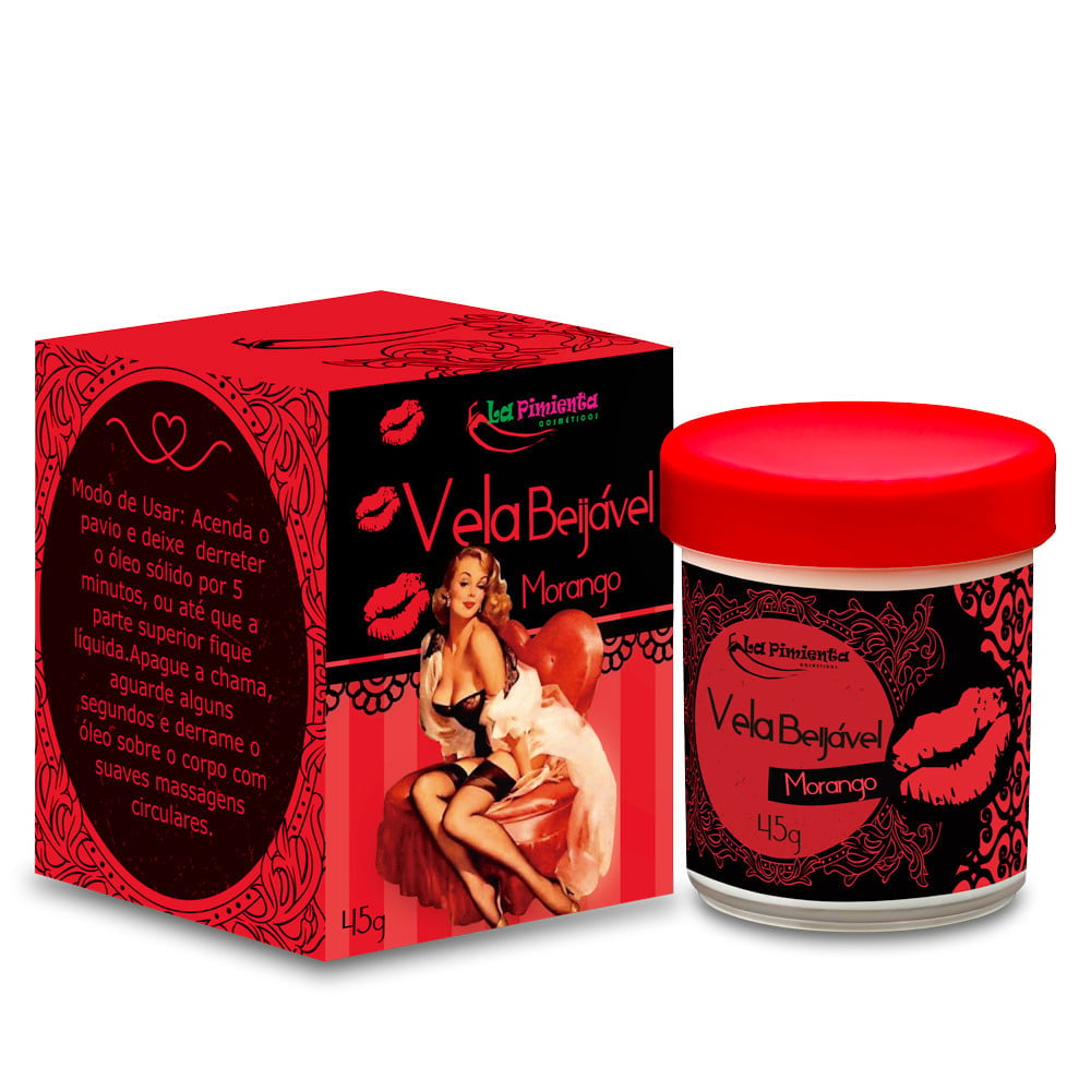VELA AROMATIZADA BEIJÁVEL 45GR LA PIMIENTA