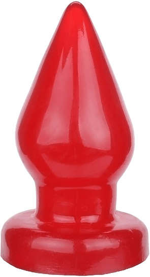 PLUG ANAL VERMELHO 17.5X10CM K IMPORT