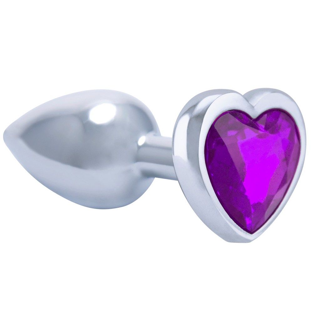 PLUG EM METAL CROMADO CORAÇÃO P IMPORT