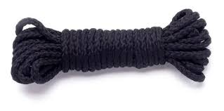 CORDA BDSM PRETA 5 METROS IMPORT