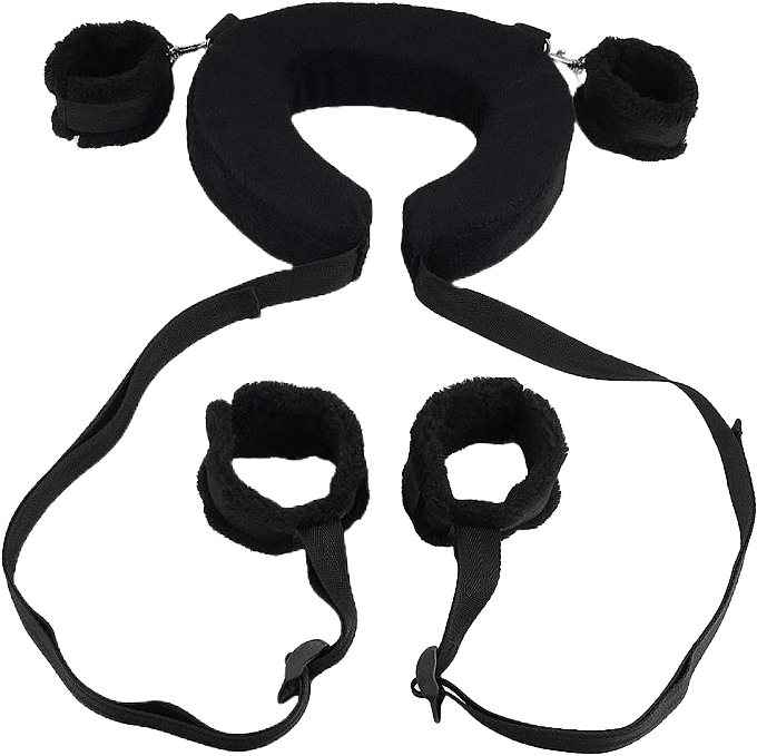 KIT BDSM SEPARADOR DE MÃOS E PERNAS ALGEMAS DE PESCOÇO IMPORT