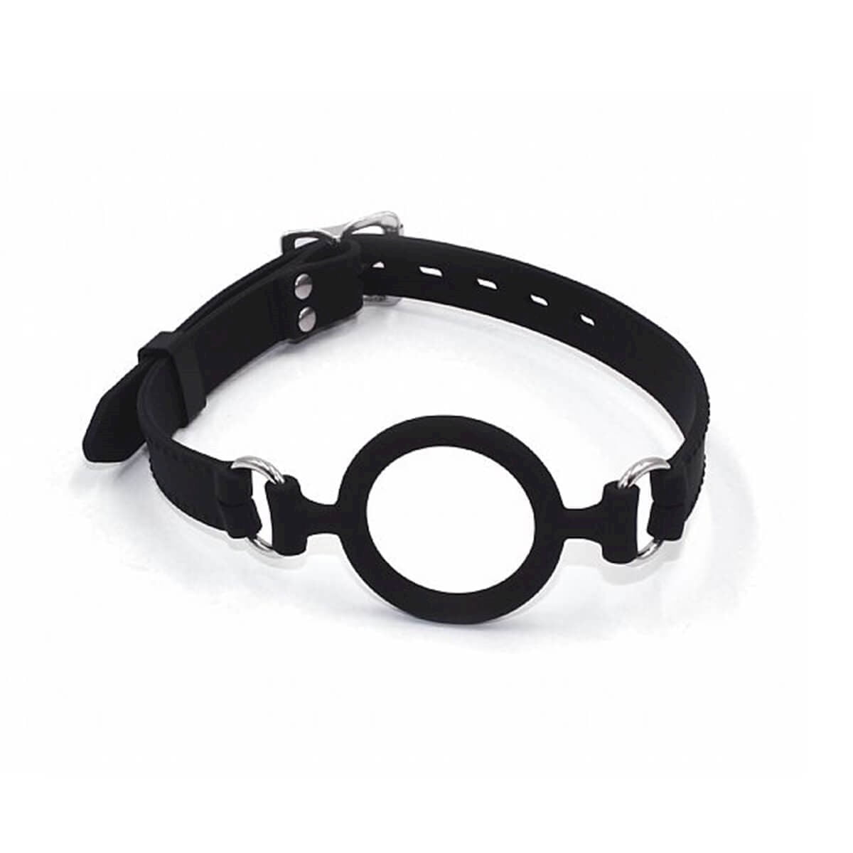 MORDAÇA ARGOLA SILICONE ALÇA AJUSTÁVEL IMPORT