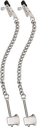 PRENDEDOR DE SEIOS COM CORRENTE E PESO NIPPLE TWEEZERS SERIES
