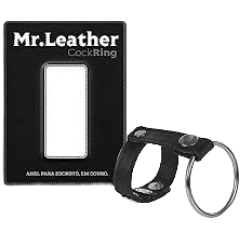 ANEL PARA ESCROTO EM COURO MR.LEATHER