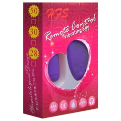 BULLET EGG CONTROLE SEM FIO FLORAL 20 VIBRAÇÕES IMPORT