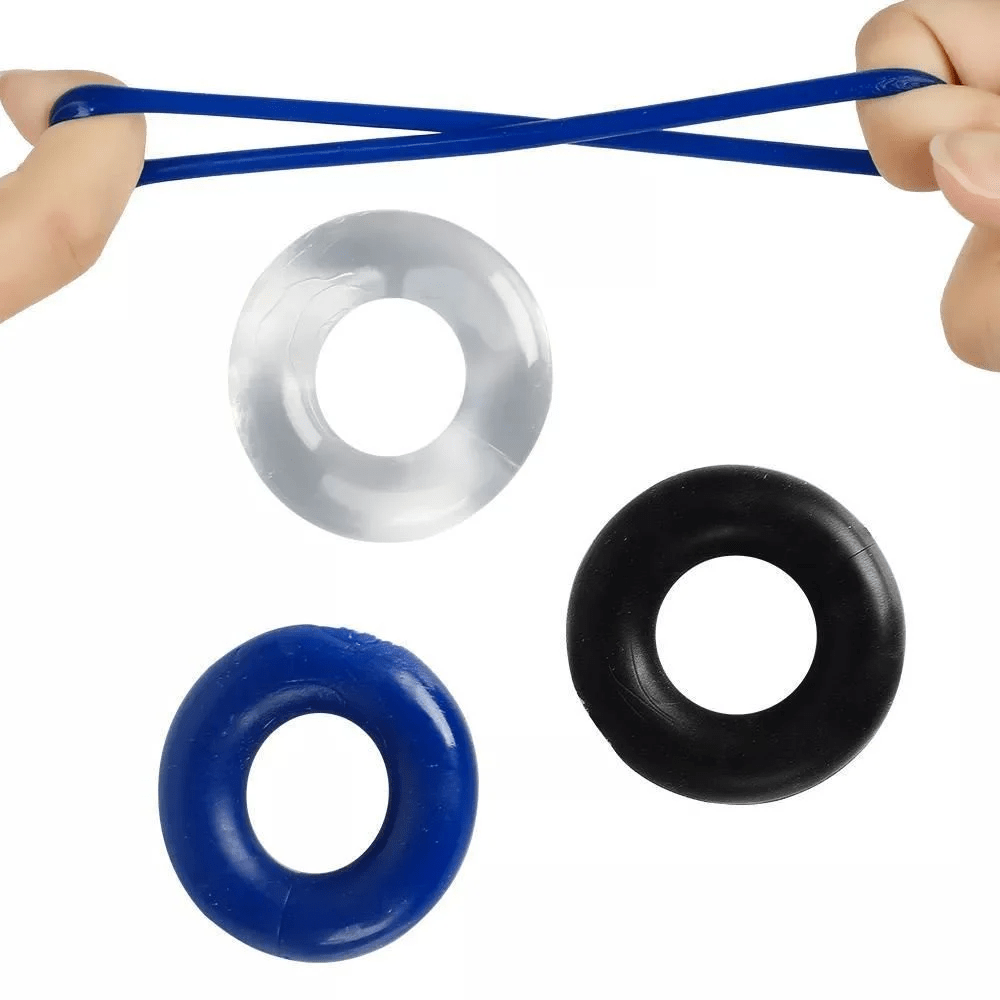 KIT ANÉIS PENIANOS 03 UNIDADES IMPORT