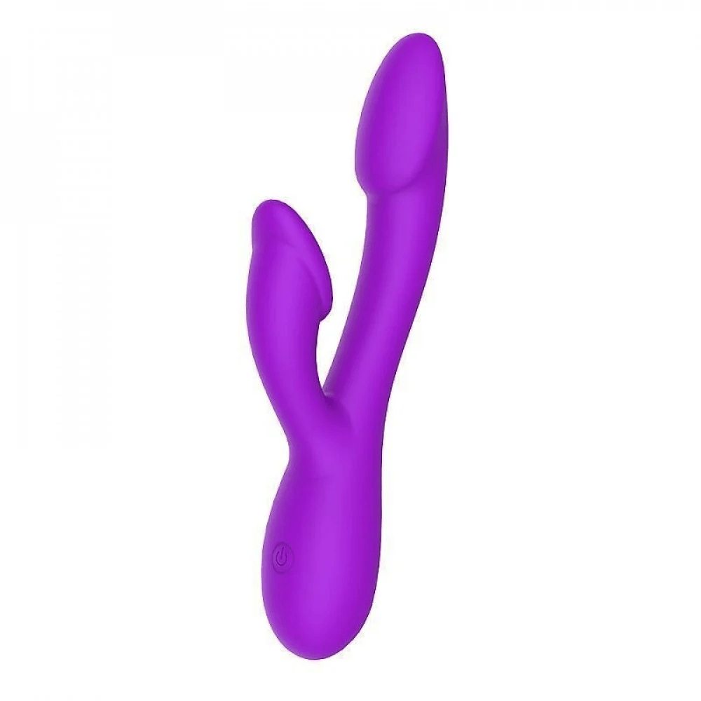 VIBRADOR AVELUDADO PONTO G E CLITÓRIS 10 VIBRAÇÕES USB IMPORT 
