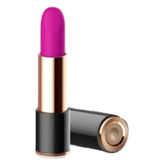VIBRADOR BATOM ROSA 10 VIBRAÇÕES USB IMPORT
