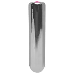  VIBRADOR CÁPSULA CROMADA USB 9 VIBRAÇÕES IMPORT