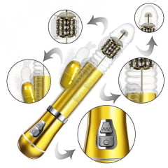 VIBRADOR ROTATIVO BORBOLETA  RECARREGÁVEL 9 MODOS IMPORT