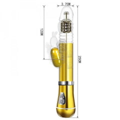 VIBRADOR ROTATIVO BORBOLETA  RECARREGÁVEL 9 MODOS IMPORT