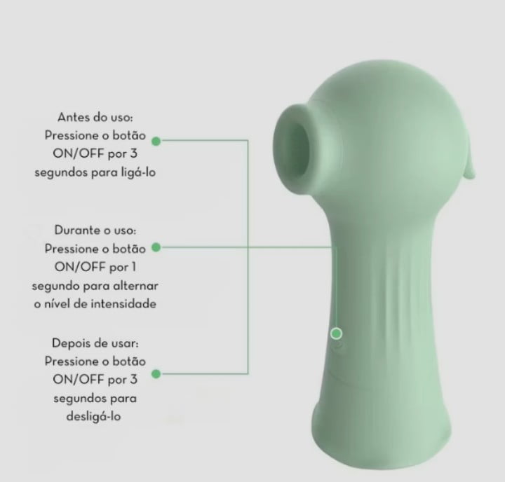 VIBRADOR SUGADOR CLITORIANO USB IMPORT