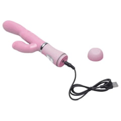 VIBRADOR USB ESTIMULADOR CLITÓRIS LÍNGUA PONTO G IMPORT
