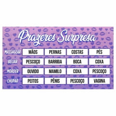 RASPADINHA PRAZERES SURPRESA 1 UNIDADE SENSUAL LOVE