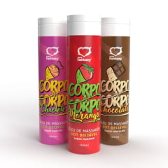 CORPO A CORPO ÓLEO DE MASSAGEM HOT BEIJÁVEL 100ML SEXY FANTASY