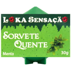 VELA COMESTIVEL SORVETE QUENTE 25G LOKA SENSAÇÃO
