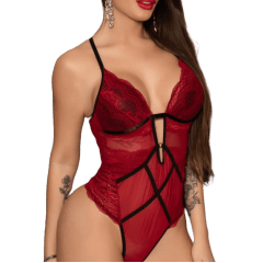 BODY COM BOJO RENDADO GAROTA VENENO