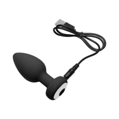 PLUG ANAL AVELUDADO APP 10 VIBRAÇÕES IMPORT