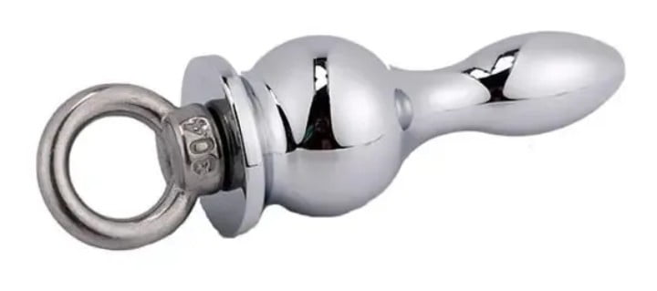 PLUG ANAL DE AÇO INOXIDÁVEL ESCALONADO ANATÔMICO IMPORT