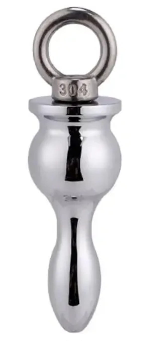 PLUG ANAL DE AÇO INOXIDÁVEL ESCALONADO ANATÔMICO IMPORT