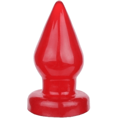 PLUG ANAL VERMELHO 17.5X10CM K IMPORT