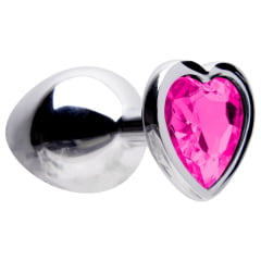 PLUG EM METAL M CROMADO CORAÇÃO IMPORT PLUG EM METAL M CROMADO CORAÇÃO IMPORT