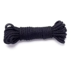 CORDA BDSM PRETA 5 METROS IMPORT