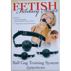 KIT FETISH 3 MORDAÇAS BOLA COM RESPIRADOR  IMPORT